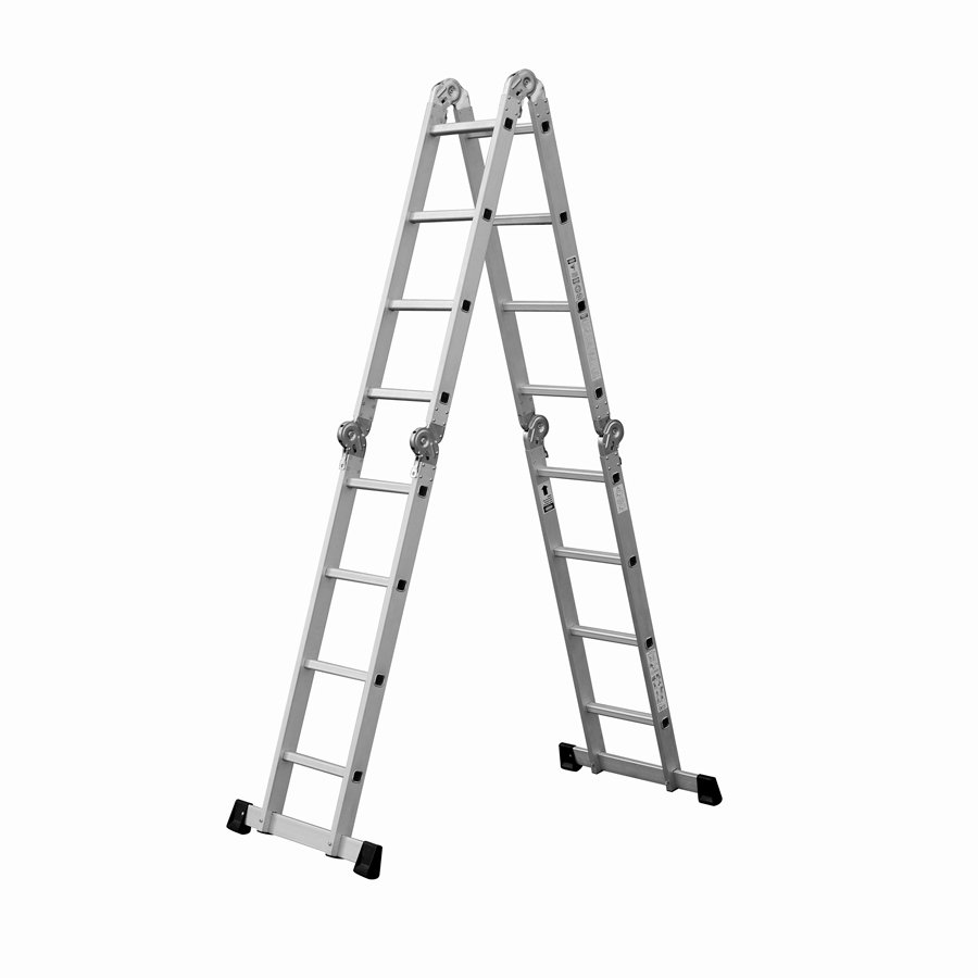 Escalera multipropósito de aluminio 4 × 4